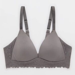 NWOT aerie Sunnie Bloom Lace Wireless Lightly Lined Bra - 38D